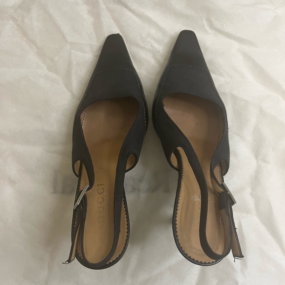 Gucci slingback sandals size 7B - Picture 10 of 13